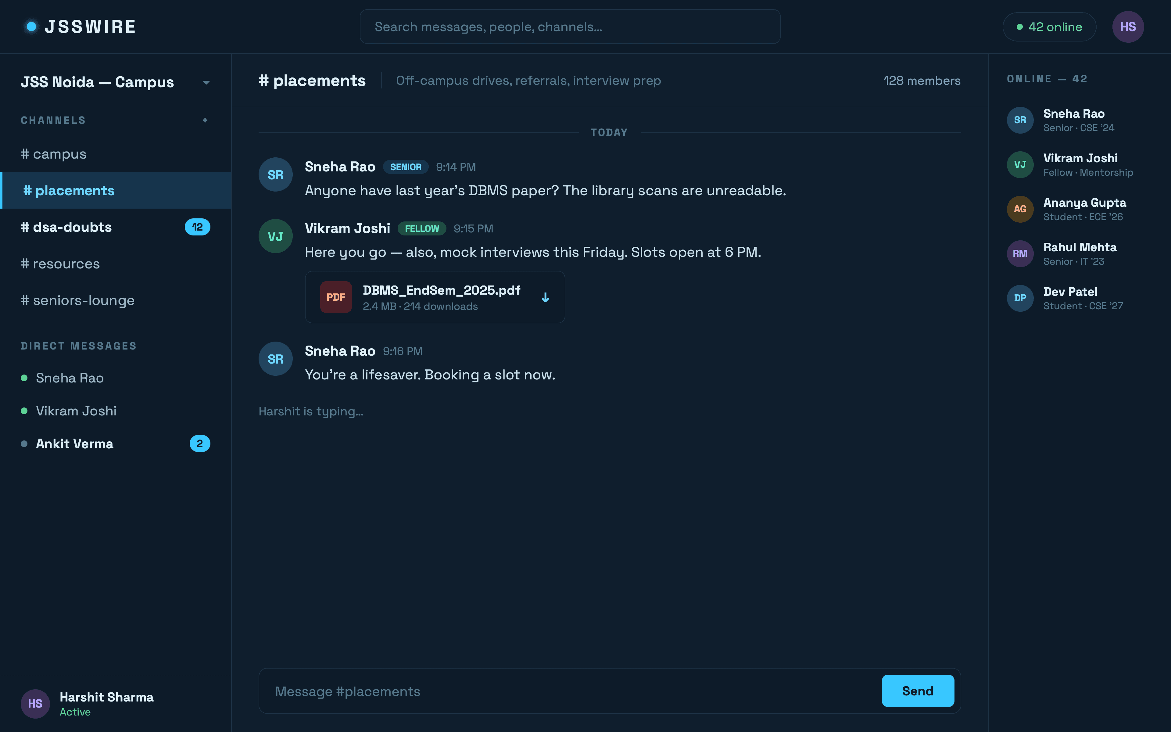 A rendered network of glassy spheres radiating outward from one bright central node, in blues and cyans.